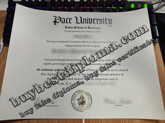 fake Pace University diploma