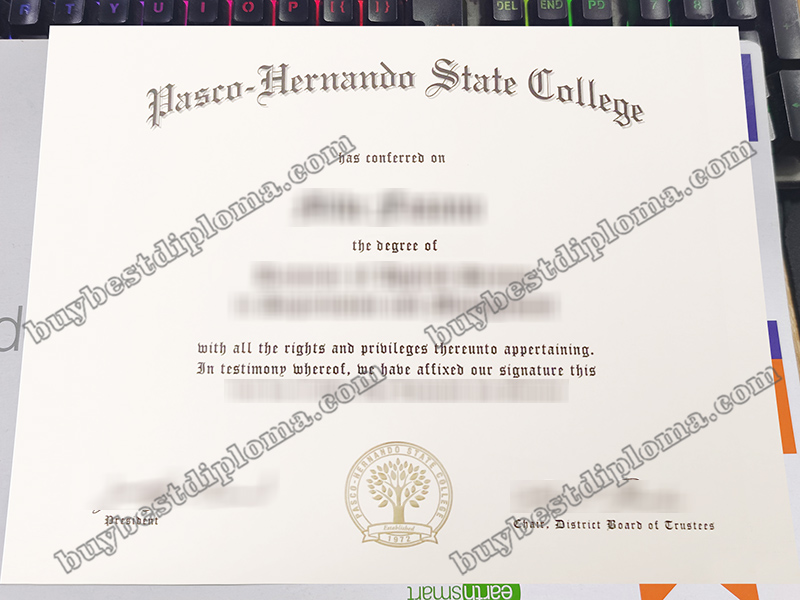 Pasco-Hernando State College diploma, Pasco-Hernando State College certificate,