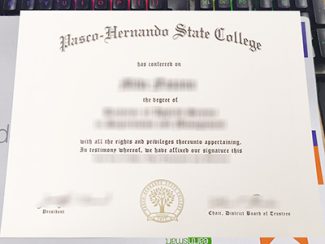 Pasco-Hernando State College diploma, Pasco-Hernando State College certificate,