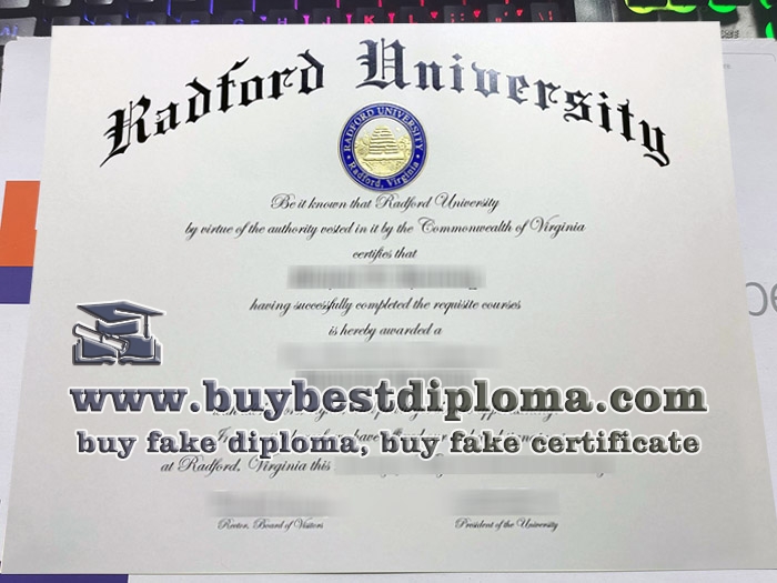 Radford University fake diploma,