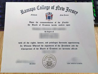 Ramapo College of New Jersey diploma, Ramapo College of New Jersey certificate,