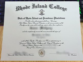 Rhode Island College fake diploma, Rhode Island College certificate,