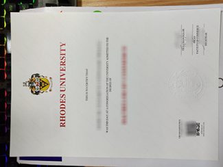 Rhodes University degree, Rhodes University certificate,