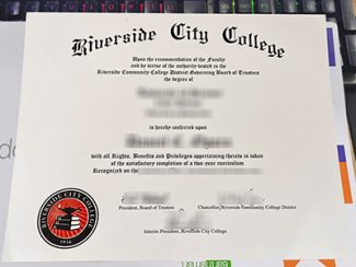 Riverside City College diploma, Riverside City College certificate,