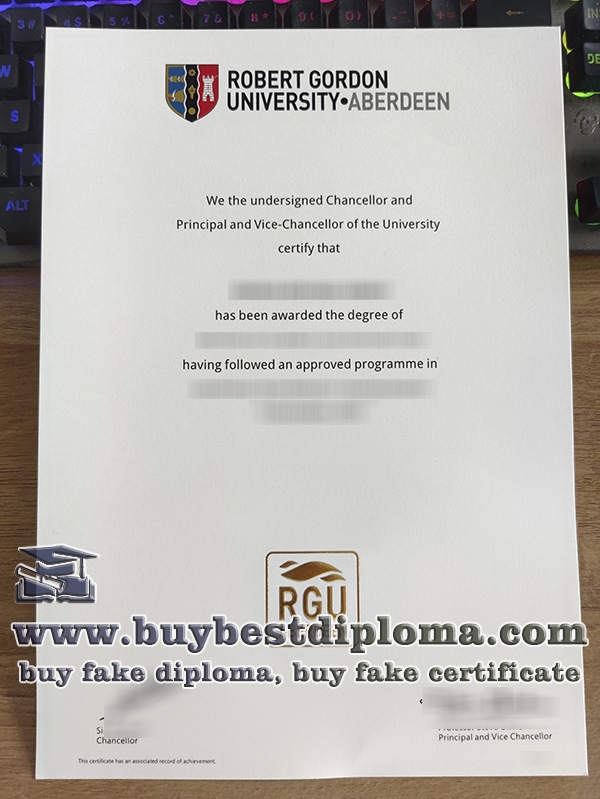 Robert Gordon University degree 2023, Robert Gordon University certificate 2023,