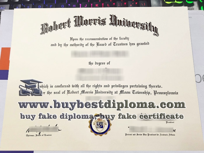 Robert Morris University diploma, Robert Morris University degree, fake RMU certificate,