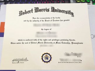 Robert Morris University diploma, Robert Morris University degree, fake RMU certificate,