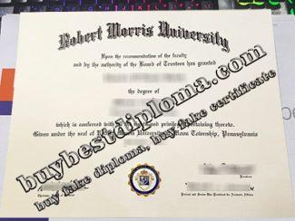 Robert Morris University diploma, Robert Morris University degree, fake RMU certificate,