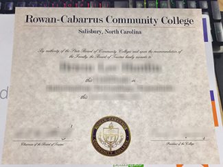 Rowan–Cabarrus Community College diploma, RCCC associate degree,