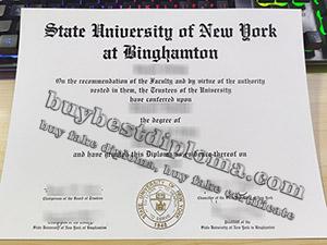 Binghamton University diploma, fake Binghamton University degree, SUNY at Binghamton diploma,