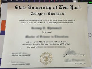 State University of New York College at Brockport degree, SUNY Brockport diploma,