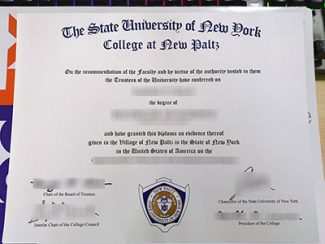 SUNY New Paltz diploma, State University of New York at New Paltz degree,