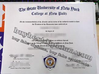 SUNY New Paltz diploma, State University of New York at New Paltz degree,