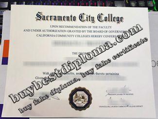 Sacramento City College diploma, Sacramento City College certificate,