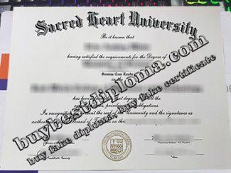 fake Sacred Heart University diploma,