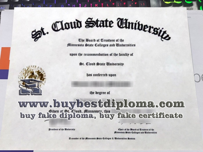 St. Cloud State University diploma, St. Cloud State University degree, fake SCSU certificate,