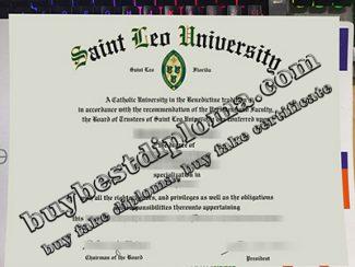 Saint Leo University diploma, fake Saint Leo University degree,