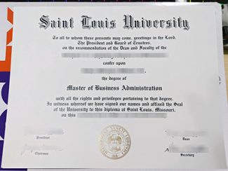 Saint Louis University diploma, fake Saint Louis University degree,