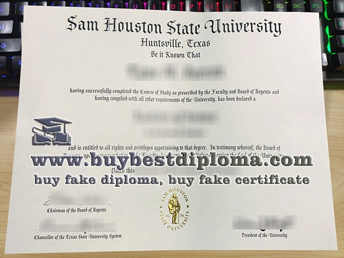 Sam Houston State University diploma, fake SHSU degree,