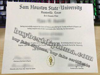 Sam Houston State University diploma, fake SHSU degree,