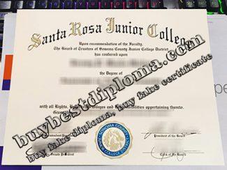 Santa Rosa Junior College diploma, Santa Rosa Junior College certificate,