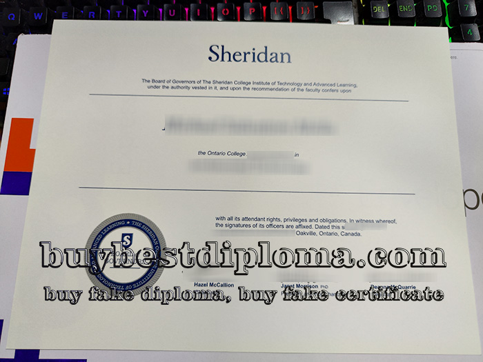 Sheridan College diploma, Sheridan College certificate,