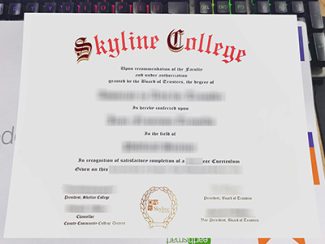 Skyline College diploma, Skyline College certificate,