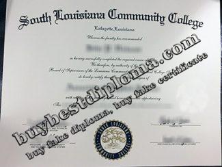 South Louisiana Community College diploma, South Louisiana Community College certificate,