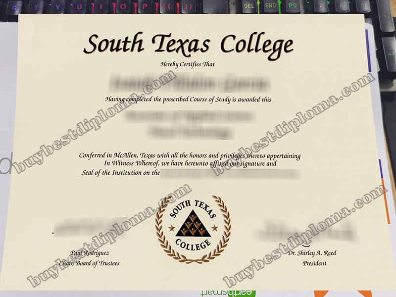 South Texas College diploma, South Texas College certificate,