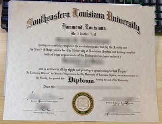 Southeastern Louisiana University diploma, fake Southeastern Louisiana University degree,