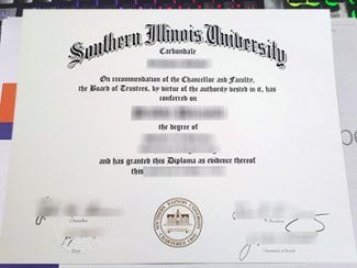 fake SIU certificate, Southern Illinois University diploma,