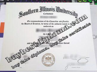 fake SIU certificate, Southern Illinois University diploma,