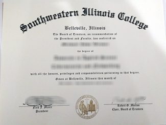 Southwestern Illinois College diploma, Southwestern Illinois College certificate,