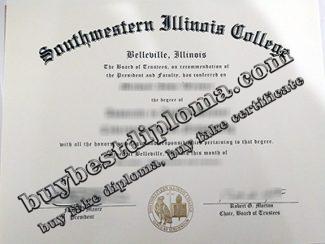 Southwestern Illinois College diploma, Southwestern Illinois College certificate,