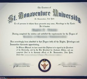 St Bonaventure University diploma, fake St Bonaventure University degree,