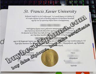 order St. Francis Xavier University diploma, St. Francis Xavier University degree,