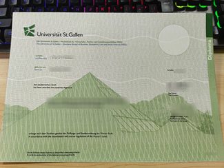 buy a fake University of St. Gallen diploma