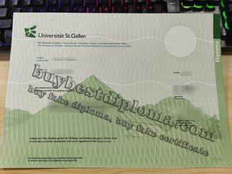 buy a fake University of St. Gallen diploma