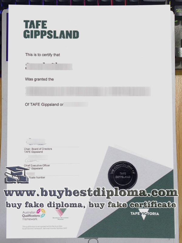 TAFE Gippsland diploma, TAFE Gippsland certificate,