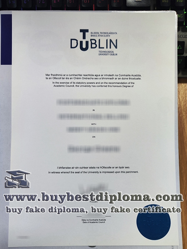 TU Dublin fake degree