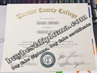 Tarrant County College diploma, Tarrant County College certificate,