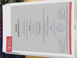 Technische Universität Braunschweig urkunde, Technische Universität Braunschweig certificate,