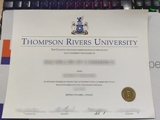 Thompson Rivers University degree, Thompson Rivers University diploma,