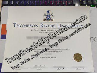 Thompson Rivers University degree, Thompson Rivers University diploma,