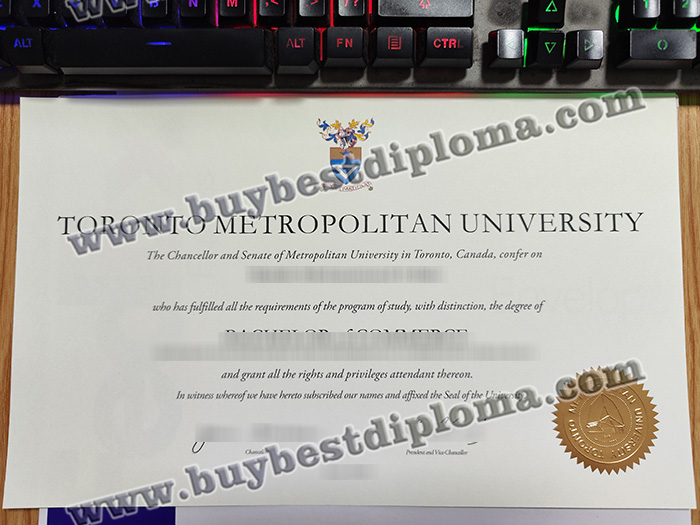 Toronto Metropolitan University diploma, Toronto Metropolitan University degree,