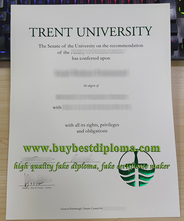 Trent University degree, Trent University certificate, Trent University diploma,