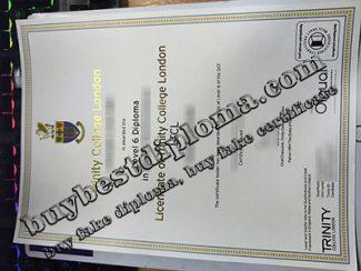 Trinity College London diploma, licentiate of Trinity College London,