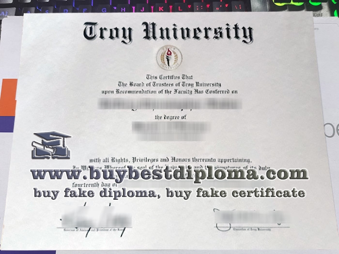 Troy University diploma, fake Troy University degree,