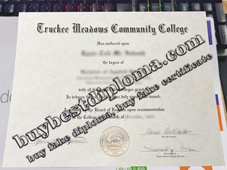 Truckee Meadows Community College diploma, Truckee Meadows Community College certificate,