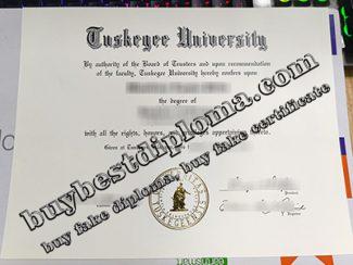 Tuskegee University diploma, Tuskegee University fake certificate,